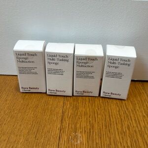 set of 4 Rare Beauty liquid touch multi- tasking make up sponges